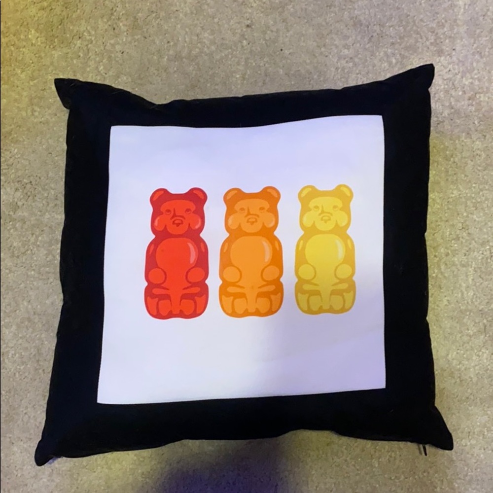 Gummy bear pillow